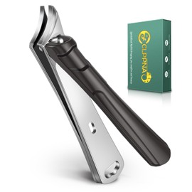 Ingrown Nail Clippers, CLPPNA Slanted Curved Blade Toe Nail Clippers for Ingrown Toenails & Fingernail, Stainless Steel Toenail Clippers Cutter, Angled Nail Clippers for Seniors, Men, Women