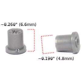 Aurora AFX 2pc BTO Newly Made Aurora T-Jet TUFF ONES Style HO Slot Car Rear Wheels Silver