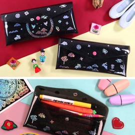 Museum Goods Korean-Chinese Gourd Mues Traditional Mother-of-Pearl Glitter Pencil Case Korean Traditional Gift for Foreigners I agree to third-party provision for K-goods delivery / 박물관굿즈 국중박 뮷즈 전통 자개 반짝이 필통 한국 전통 외국인선물 K굿즈 배송을 위한 제3자 제공에 동의합니다