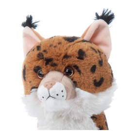 The Petting Zoo Bobcat Stuffed Animal, Gifts for Kids, Wild Onez Zoo Animals, Bobcat Plush Toy 12 inches