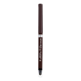 L'Oréal Paris Waterproof Eyeliner with Gel Formula and Integrated Sponge for Successful Smokey Eyes, 36h Hold, Infaillible Gel Automatic Grip Liner, Brown Demin (Brown), 1 Piece