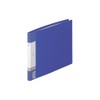 Lihit Lab G3220-8 Clear Book, A4E, 20 Pockets, Blue