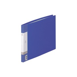 Lihit Lab G3220-8 Clear Book, A4E, 20 Pockets, Blue