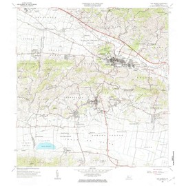 YellowMaps San German PR topo map, 1:20000 Scale, 7.5 X 7.5 Minute, Historical, 1966, Updated 1984, 32 x 29 in - Tyvek