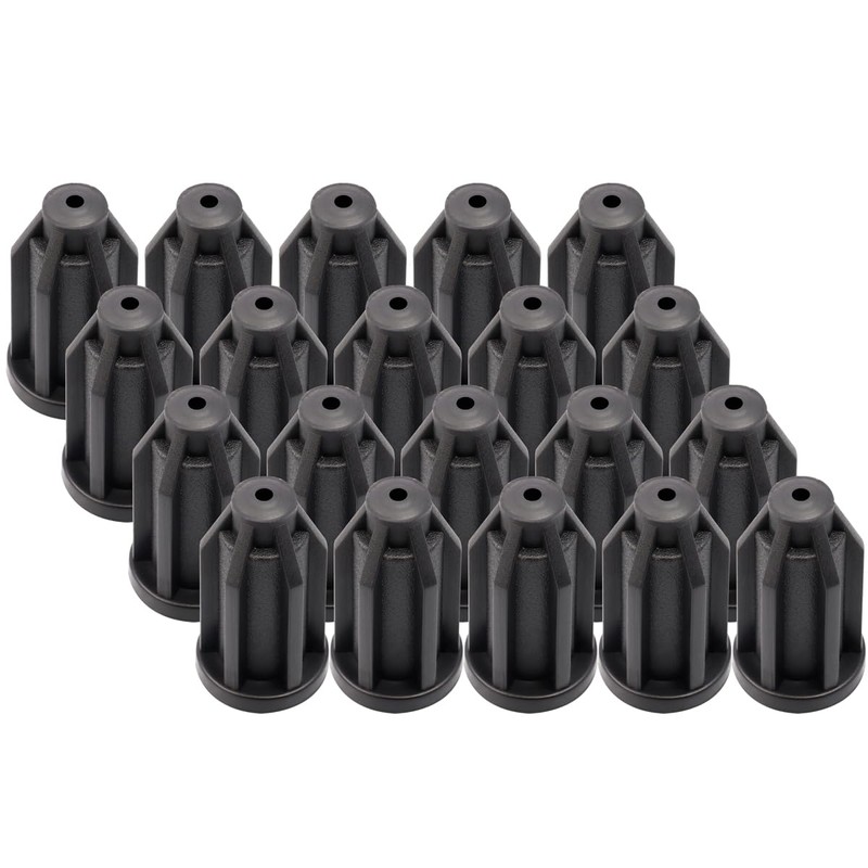 Eyech 20Pcs Caster Socket Sleeve Round Inserts, 7/16" Inside Stem
