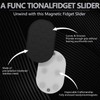 Metal Haptic Push Card Slider Toy for Adults Fingertip Relief