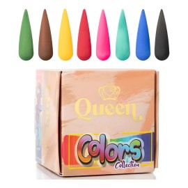 Acrilicos Queen Wapizima Coleccion 8 Pzs Uñas - A Elegir