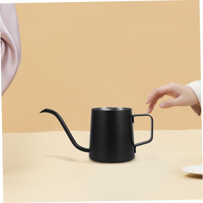LALAFINA Stainless Steel Gooseneck Coffee Kettle Precision Spout Pot for