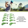 10 Pcs Golf Iron Head Cover Set with Zipper Golf