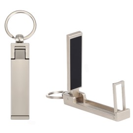 BULFULLPurse Hook for Table, Instant Bag Purse Hook Hanger Holder for Table Desk Folding Handbag Table Hook Hanger for Women Mobile Phone Stand Holder(Platinum)