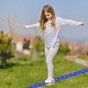Slackline Kit Slakcline Longer 60ft with Tree Protectors Arm Trainer