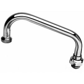 T&S Brass 060X Swing Nozzle, Chrome, 8-Inch