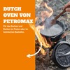 Petromax Cast Iron Dutch Oven for Cooking or Baking Outdoors