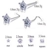 Carperton Nose Rings Studs L Nose Studs Screw Nose Rings