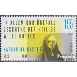Prophila Collection BRD (BR.Deutschland) 3548 (kompl.Ausg.) postfrisch ** MNH 2020 Katharina Kasper (Briefmarken für Sammler) Christentum