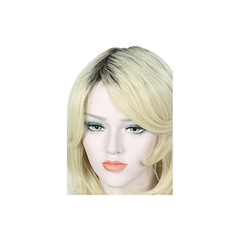iry Peluca De Cosplay De Disfraz De Halloween Ombre Rubia