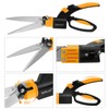 SZHLUX Grass Shears 360-Degree Swivel Blades, Ultra-Sharp Grass Cutter with