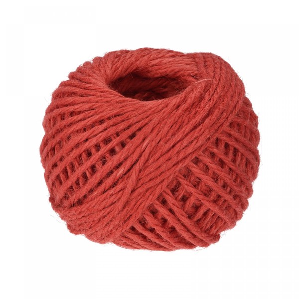sourcing map 164 Feet 2.5mm Garden Twine, Jute Rope String