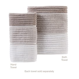 SKL Home by Saturday Knight Ltd. Planet Ombre 100% Turkish Cotton Bath Towel, Taupe
