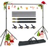 LINCO Lincostore Backdrop Support Stand Kit 10x6.5ft Adjustable Photography Studio