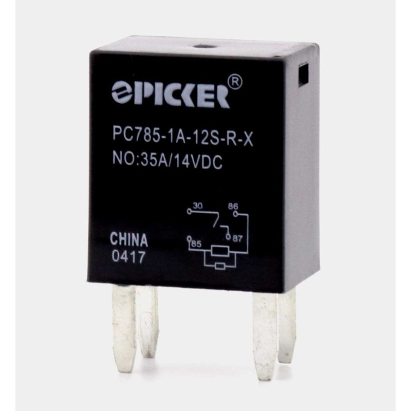 Picker Components PC785-1C-12S-R-X Micro ISO 280 Automotive Relay, SPDT, 12