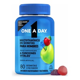 One A Day Multivitaminico Hombres Con 80 Gomitas Hecho Usa