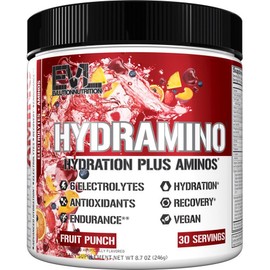 EVLUTIONNUTRITION Hydra Amino Fruit Punch, 246g, 1 piece / EVLUTIONNUTRITION 하이드라아미노 프루트펀치, 246g, 1개