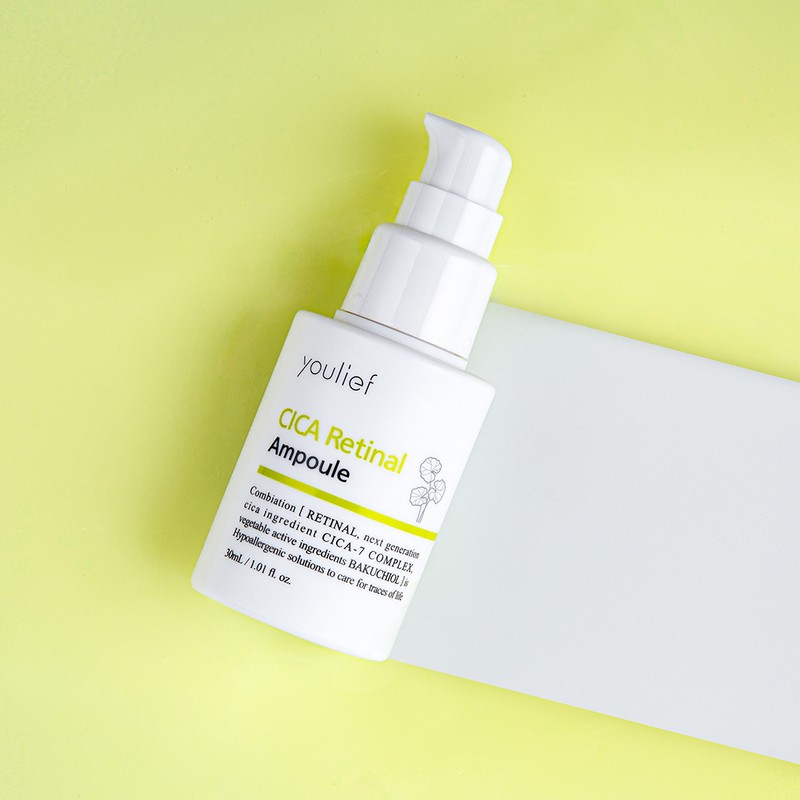 Yurif Yuleaf Cica Retinal Ampoule Wrinkle Improvement Pore Elasticity Anti-Aging