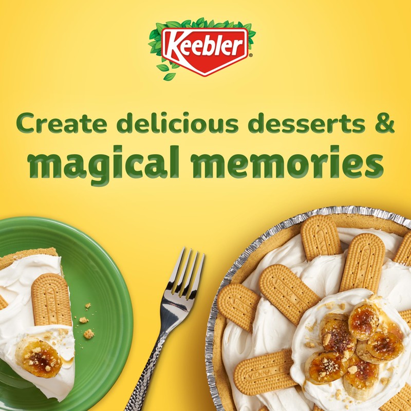 Keebler Ready Crust 9-Inch Graham Cracker Pie Crusts, Premade Pie