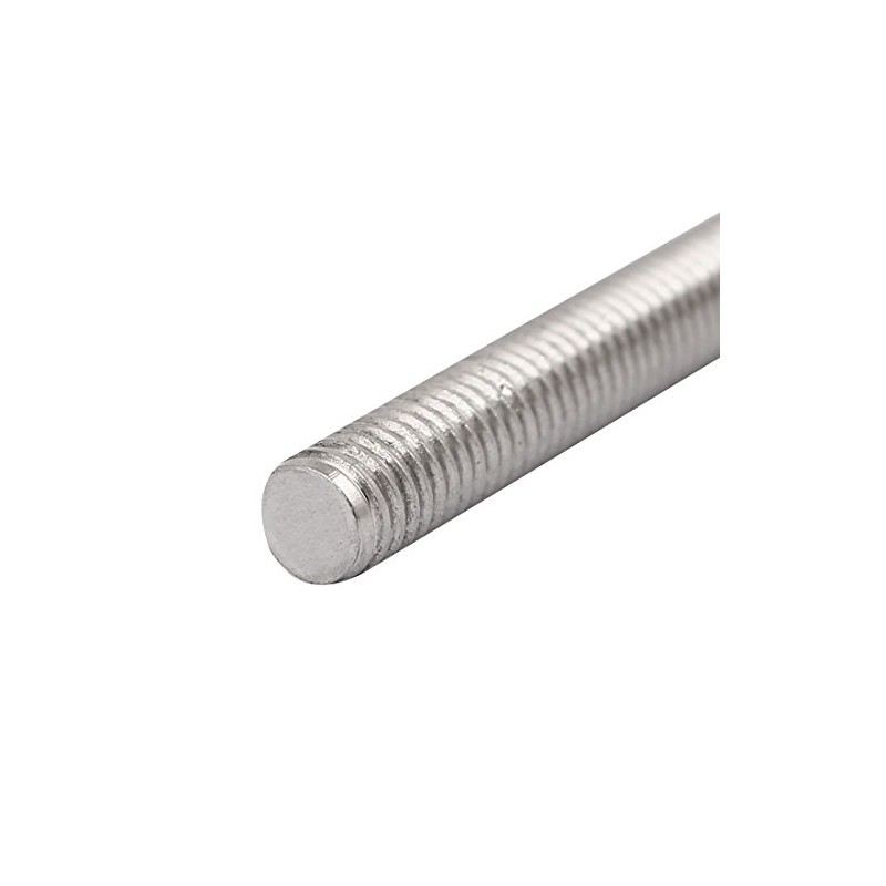Sourcingmap M4 x 120mm 304 Stainless Steel Fully Threaded Rod