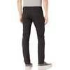 WT02 Men's Basic Color Twill Stretchable Skinny Pants, Black, 38W