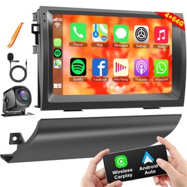 Android 13 Car Radio for Toyota Prius 2003-2009 with Wireless Carplay Android Auto,9 Inch IPS Touch Screen Car Stereo with GPS Nav/Bluetooth/FM AM/Backup Camera/WiFi/SWC/HiFi/Mirrorlink 4G+64G