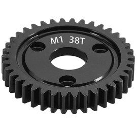 M1 Spur Gear 1.0 Metric Pitch 38-Tooth, 30T 32T 34T 36T 38T 40T 42T 44T 46T 48T 50T 52T Spur Gear Mod 1 for TRAXXAS Slayer Pro 4X4 Revo 3.3 ARRMA HPI HOBAO LOSI, Hardened Steel Upgrade Part Gear (38T)
