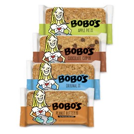 Bobo's Lactation Oat Bars for Breastfeeding Moms, 12 Pack Variety