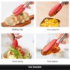 Food Tongs for BBQ & Kitchen – High-Temperature Resistant Nylon