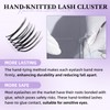 Lash Clusters Kit-Hand-Knitted Lash Extension Kit 96pcs Lash Trios Eyelash