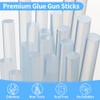 Mini Hot Glue Sticks, Clear Glue Gun Sticks for Metal,