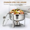 HEMOTON 2 Pieces Stainless Steel Fuel Holder with Cover