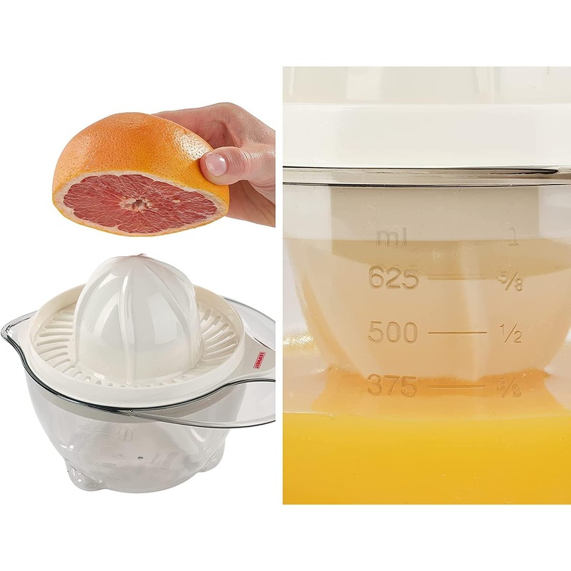 Leifheit Comfortline Citrus and Fruit Juicer Press Plastic White
