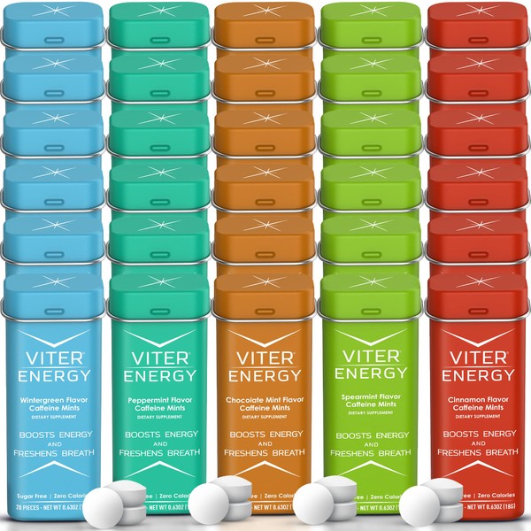 Viter Energy Viter Energy Original Caffeine Mints All 5 Flavors