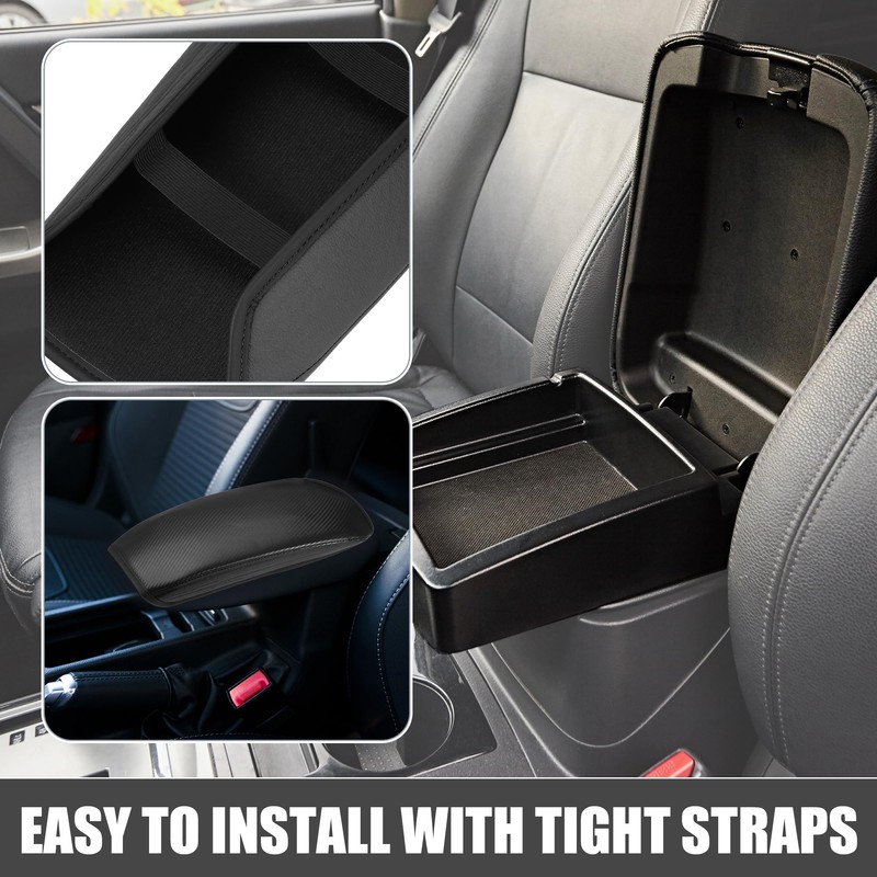 X AUTOHAUX Center Console Cover Pad Waterproof Car Armrest Cover