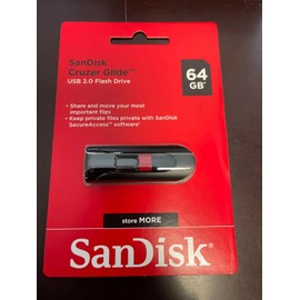 SanDisk 64GB Cruzer Glide USB 2.0 Flash Drive BRAND NEW