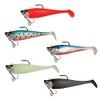 Fishing Adventure Halibut Shad Silver/Luminous Total Weight 270 g