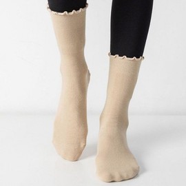 Tess Trendy Non-Slip Ruched Ankle-Length Yoga Socks for Pilates 2 Purple