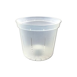 3" Slotted Clear Orchid Pots - 3 Pack (Crystal Clear)