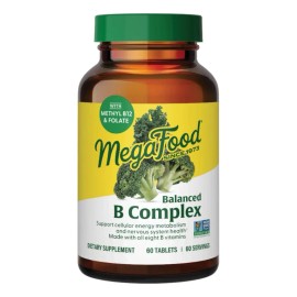 Megafood Balanced B Complex Complejo B 60 Tabletas Sabor Sin Sabor