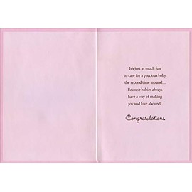 Designer Greetings Elephant and Giraffe Mobile with Ribbon and Gems 3D Hand Decorated Designer Boutique Keepsake New Baby Granddaughter Congratulations Card