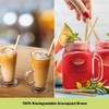 Paper Straws, Pack of 100, Straws 0.8 Paper, Recycled Straws,