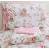 FADFAY Bed Sheets Pink Rose Floral Print Bed Sheet Set