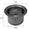 STARSTAR Sink Flange, Deep Garbage Disposal Flange for Kitchen Sink,